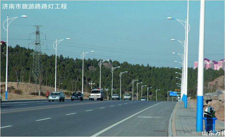 燕山立交橋、濟(jì)南市旅游路燈亮化工程-路燈照明工程